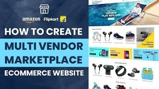 How To Make A Multi Vendor eCommerce Marketplace Website in WordPress Like Amazon amp Flipkart 2023 [upl. by Gray]