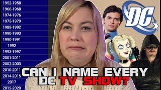 Can I Name Every DC Live Action amp Animated TV Show [upl. by Blount]