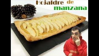 HOJALDRE de MANZANA 😍🍏😋Tartaletas caseras Receta  273 [upl. by Meade]