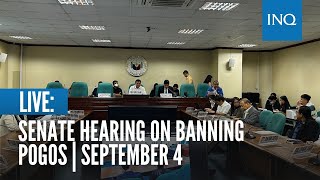 LIVE Senate hearing on banning Pogos  September 4 [upl. by Aihsenot]