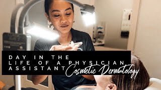 A DAY IN THE LIFE OF A PHYSICIAN ASSISTANT Dermatology Edition [upl. by Eissirk]