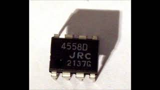 JRC4558D vs TI RC4559P op amp tone test guitar [upl. by Savanna87]