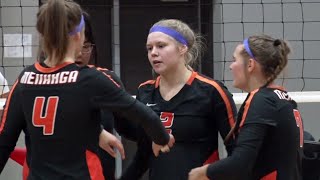 Menahga Volleyball Sweeps Red Lake in Section 8AA First Round [upl. by Diet]