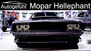 Mopar Hellephant 1000 hp engine with Super Charger car Special  Autogefühl [upl. by Mathias355]