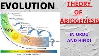 Evolution Theory of Abiogenesis  In Urdu and Hindi [upl. by Zalea]