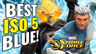 TOP ISO8 BLUE 5 TOONS UPDATED PICKS FOR DD6 Wakandans Worthless Again  Marvel Strike Force [upl. by Grace945]