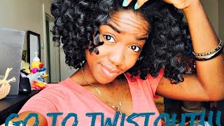 Natural Hair  Go To Twistout [upl. by Aiuqes645]