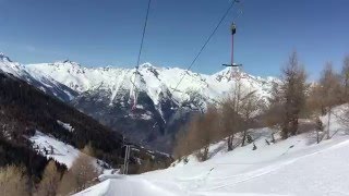 Skigebiete Eischoll und Unterbäch am 11 März 2016 [upl. by Gardener]