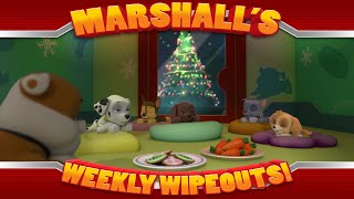 Marshalls Weekly Wipeouts Pups Save Christmas [upl. by Sayre]