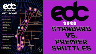 EDC Las Vegas Standard vs Premier shuttles [upl. by Meredith]