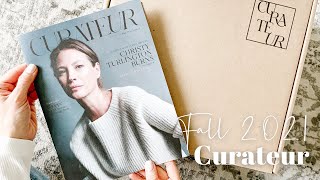 Curateur Unboxing Fall 2021 Lifestyle Subscription Box [upl. by Bogoch244]