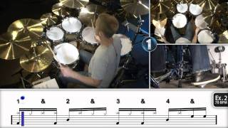 Single Paradiddle Rudiment Applications  Drum Lesson DRUMEO [upl. by Edwine48]