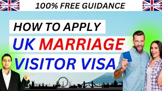 How to Apply UK Marriage Visitor Visa 2024  Step by step [upl. by Notnyw]