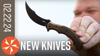 New Knives for the Week of February 22nd 2024 Just In at KnifeCentercom [upl. by Neeloc]