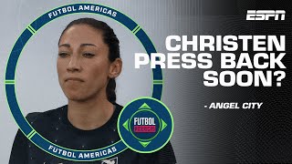 When will Christen Press be back for Angel City New permanent boss Becki Tweed updates  ESPN FC [upl. by Ahto]