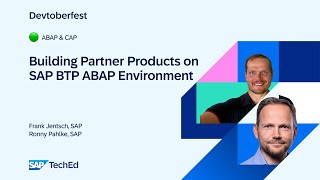 🟢 Building Partner Products on SAP BTP ABAP Environment [upl. by Ardnosal]