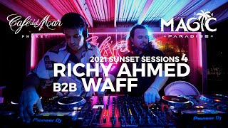 RICHY AHMED B2B WAFF  DJ SET Sunset Sessions 4 at Cafe Del Mar Phuket  Thailand 2021 [upl. by Kynan95]