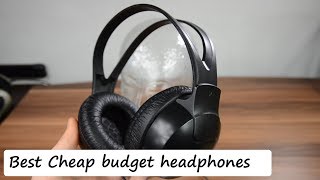 Best Cheap budget headphones shp1900 SPL dB test  quick review [upl. by Rebmit260]