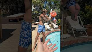 Parents test if baby floats 🤯 [upl. by Sacttler]