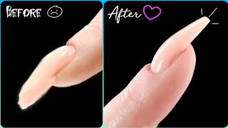 How To FILING amp SHAPING POLYGEL NAILS FOR BEGINNERS 💅 [upl. by Reeve]