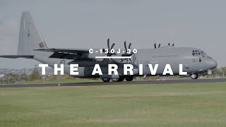 The arrival of the first C130J30  Royal New Zealand Air Force [upl. by Kruter]