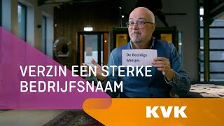 Verzin je bedrijfsnaam als een pro  KVK [upl. by Descombes]