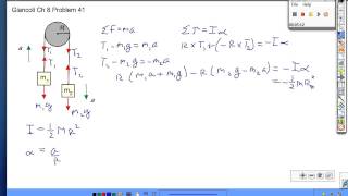 Giancoli Chapter 8 Problem 41 [upl. by Ahsercel]