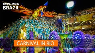 Brazil Carnival The Rio de Janeiro parade in 1 minute [upl. by Hcirdeirf]