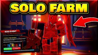 HOW TO SOLO FARM THE NEW IGRIS BOSS EVENT IN ANIME VANGUARDS [upl. by Auston]