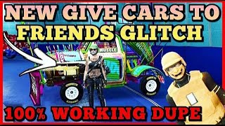 💥 STILL WORKING 💥 GTA 5 GIVE CARS TO FRIENDS GLITCH 169 XBOXPS4 GC2F TRADE CARS GLITCH [upl. by Nollaf]