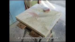 Tavolino cemento e stucco calce [upl. by Haslett]