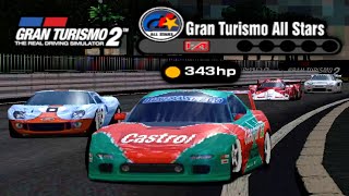 Beating Rome All Stars with 343hp RX7 FD Gran Turismo 2 [upl. by Kenay]