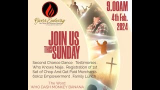 GIVERS EMBASSY SUNDAY SERVICE  4TH FEBRUARY 2024 [upl. by Naegem]