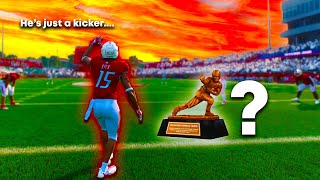 Can a KICKER Win a HEISMAN [upl. by Otero445]