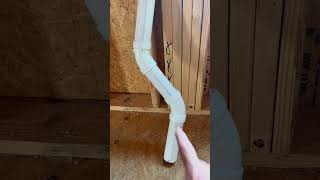 How to get a perfect 45 degree offset plumbing satisfying diy plumber [upl. by Lahcsap676]