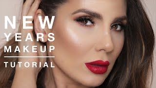 NEW YEARS EVE MAKEUP TUTORIAL  ALI ANDREEA [upl. by Nilesoj]