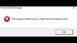 Corrigir Falha na solicitação devido a um erro fatal de hardware de dispositivo [upl. by Chloe]