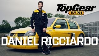 Daniel Ricciardo in a Renault Clio V6  Top Gear Taxi [upl. by Picardi]