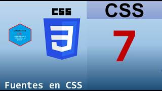 7Curso CSS desde cero  Fuentes en CSS [upl. by Pharaoh]