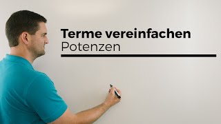 Terme vereinfachen Potenzen  Mathe by Daniel Jung [upl. by Ebonee]