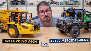 LEGO Technic 42129 MercedesBenz Zetros vs 42114 Volvo A60H  why did I not compare these two [upl. by Mcconaghy]