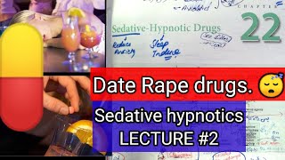 Sedatives Hypnotic Drugs 🛑 Chapter 22 pharmacology minikatzung classification Lecture 2 [upl. by Narayan]