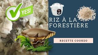 Ma recette du RIZ aux CHAMPIGNONS et BLANC DE POULET au COOKEO [upl. by Yeliab672]