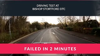 DRIVING TEST  BISHOP STORTFORD DTC EP 03  20221207 DRIVINGTESTVIDEO BISHOPSTORTFORD [upl. by Aicilet]