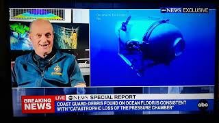 ABC news interview with Titanic discovery Bob Ballard and James Cameron Titan Submarine implosion [upl. by Ziguard]