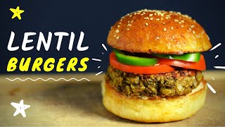 Lentil Patties for Easy Lentil Burgers [upl. by Minsk]