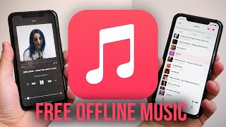 Best Free Offline Music app for iPhone No Annoying Ads [upl. by Nimsay255]