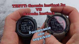 Garmin instinct 1 vs Garmin instinct 2x solar porównanie i szybki test [upl. by Gnouv]