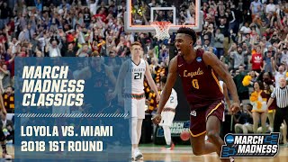 Loyola Chicago vs Miami in 2018 NCAA tournament FULL GAME [upl. by Ynohtn]