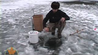 Ice Fishing for Pike on Woods Pond [upl. by Cath]